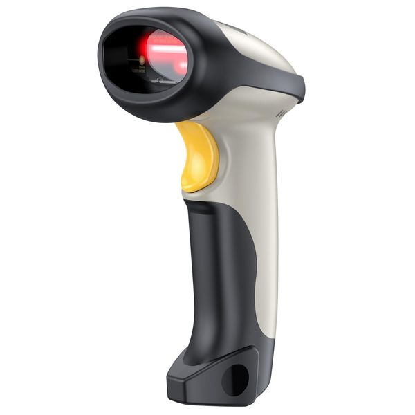 TEEMI Bluetooth Barcode Scanner, 1D Handheld Laser Bar Code Reader with Auto Sensing & Fast Accurate Scanning, Easy Pairing with iPad, iPhone, Android Smartphone, Tablet, PC – No Stand