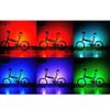Waterproof USB Rechargeable Bright LED Bicycle Bike Frame Light Strip Multicolor