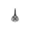 Iron/Chromate (Tan Plated) Cold Butterfly Nut [1 Type] M16 (1 Piece)
