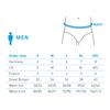 PROTECHDRY - Washable & Reusable Urinary Incontinence Cotton Brief Underwear for men, with Front Absorbent Area (Large, Black)