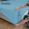 Acrali Home Premium Microfiber fitted sheets (SkyBlue, Microfiber | Super King (200x180+40cm))