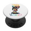 Coloring Our World : books and reading PopSockets Standard PopGrip