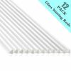 12 Pack Glass Stirring Rods 10" Round ends for Science Education,Lab and Kitchen