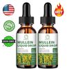 Mullein Drops for Lungs, Detox and Cleanse Mullein Extract Supplement-2 Pack