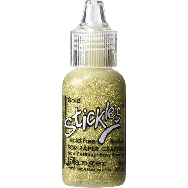 Stickles Glitter Glues Ranger Industries Stickles, Gold