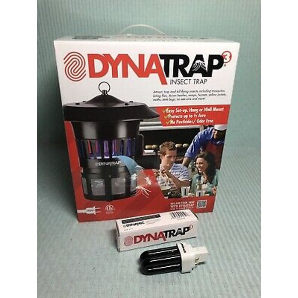 NEW  DynaTrap 3 DT1100 Insect Trap 1/2 Acre Coverage Outdoor UV Ray Attraction