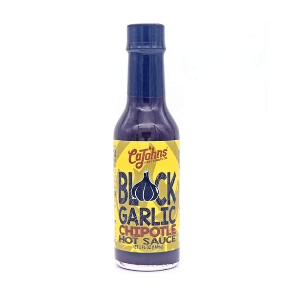 CaJohns Black Garlic Chipotle Hot Sauce