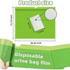 W&Y 100 Pack Commode Liners with Super Absorbent Pads, Universal Fit All