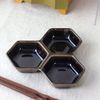 cerapockke Setoyaki Hexagonal Triplant, Cream