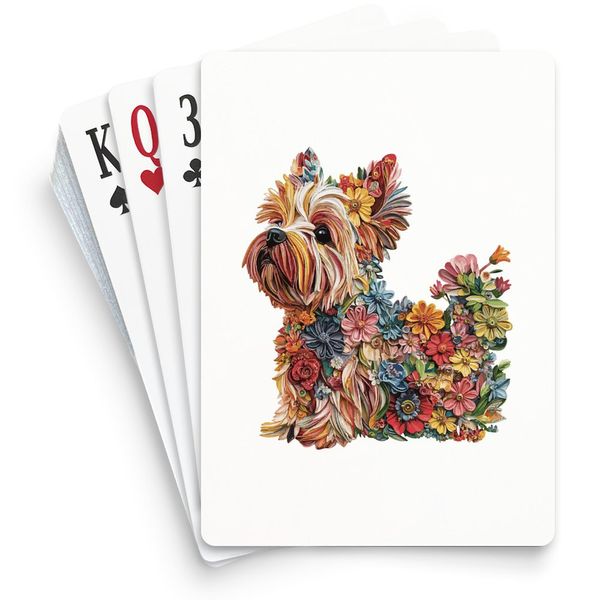 CafePress Yorkshire Terrier Standard Size Playing Cards