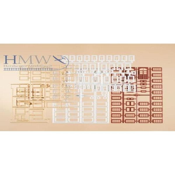 Auhagen 48647 Windows/Frames/Doors Modelling Kit