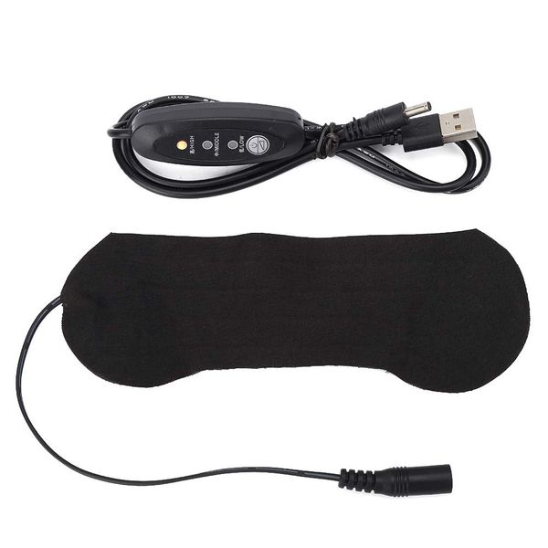 Heated Eye Mask, Electric USB Eye Compress Heating Pad Warm Eye Compress with 3 Level Temperature for Sleep, Dry Eyes, Blepharitis, Dark Circles and Puffy Eyes