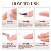 AIMEILI 5 in 1 Rubber Base Gel For Nails, Sheer Color Gel Nail Polish, Elastic Rubber Base Coat Nail Strengthener Nail Rhinestones Glue Gel, Long Lasting - (438) 10ml