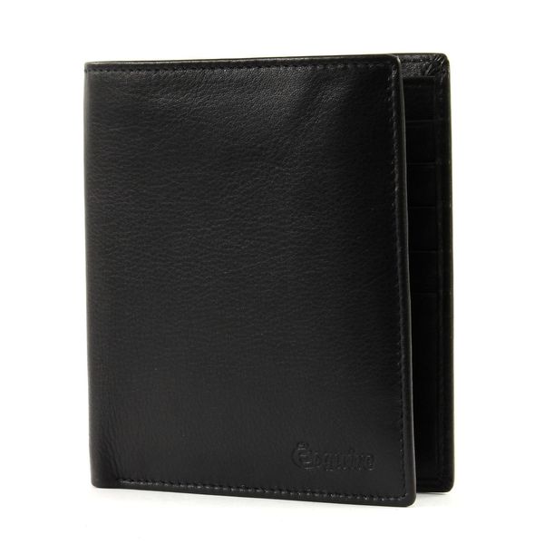 Esquire New Line RFID Leather Card Holder 10 cm, black