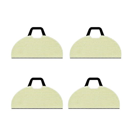 Doifyn 4 Pack Mop Pads for Shark RV2610WA AV2610WA RV2620WD RV2610WFUS RV2410WD AI Ultra 2-in-1 Robot Vacuum, 4PSC Replacement Microfiber Vacuum vacMop