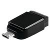 Verbatim 49821 16GB NANO USB Drive with Micro USB Adapter