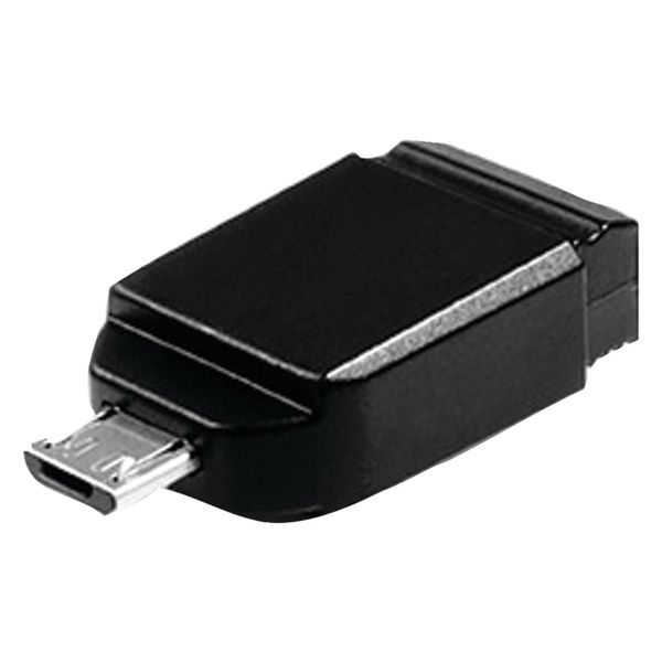 Verbatim 49821 16GB NANO USB Drive with Micro USB Adapter