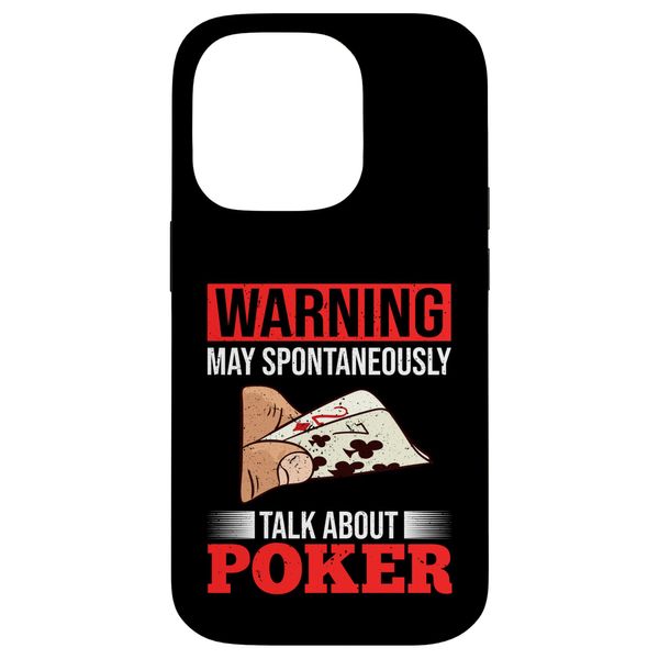 iPhone 14 Pro Poker Game Funny Casino Playing Card Case