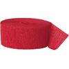 Crepe Streamer 81 Feet 2/Pkg-Red