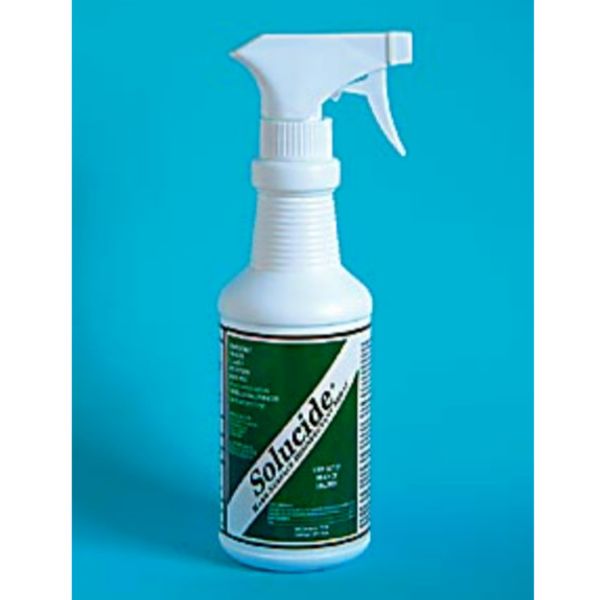 Solucide Hard Surface Disinfectant Spray, 16 oz. pump spray bottle