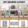 Felt drawer organiser,Drawer Organiser Set,Stackable Storage Boxes,Eco-Friendly Makeup Drawer Organiser,Felt Basket for Desk,Dressing Table,Bedside Table