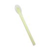Saitou Industrial Soft Rubber Spoon, Silicone, One-Piece Type, Yellow-Green, Pure