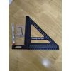 Multi-Angle Measuring Ruler, 45/90 Degree Aluminum Alloy Square Protractor, Triangle Layout Tool