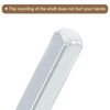 Sourcing Map 2Pcs Silver Iron Door Spindle, 140 x 7mm, Door Knob Replacement Spindle