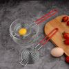 Egg Separator Long Handle Egg White Separator Stainless Steel Egg Yolk Divider Filter Kitchen Utility Gadget Cooking Baking Tools