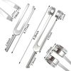 528 Hz Tuning Fork & 136.1 Hz Tuning Fork Set with Triangular Silica Gel Chak...