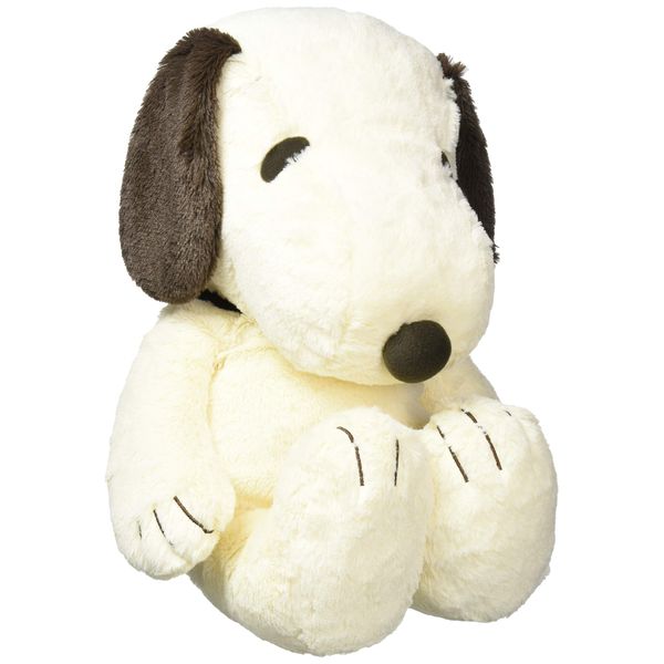 Peanuts Peanuts Hughug (Hug Hug) Stuffed Snoopy L Mocha Sitting Height 37cm