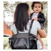 Bababing Lucia Changing Backpack Tote and Shoulder Changing Bag Black