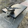 EnHike Iwatani Junior Compact Burner, For CB-JCB, Aluminum, Heat Shield Table, Foldable, Multi Type, Multi Function, Lightweight, Compact, Includes Carrying Bag