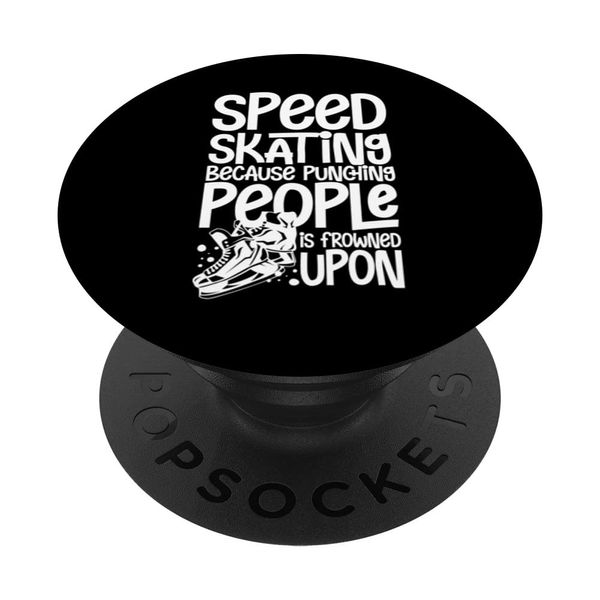 Speed Skating Skates Short Track Skater Workout Training PopSockets Swappable PopGrip