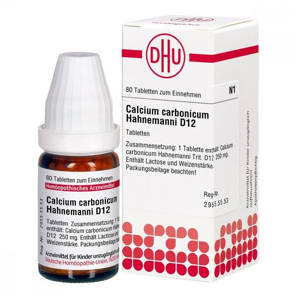 CALCIUM CARBONICUM Hahnemanni D 12 Tabletten 80 St