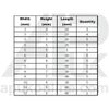 60 Pcs Parallel Key Assortment Set Kit Pack Assorted Various Sizes Plastic Box