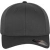 Flexfit Unisex Wooly Combed Cap (Flexfit Wooly Combed) - Grey (Darkgrey) Plain Blickdicht, size: s-m