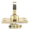 20mm Polished Brass Decking Rope Eye Plate. Rope Post Fitting Rope End Fixing