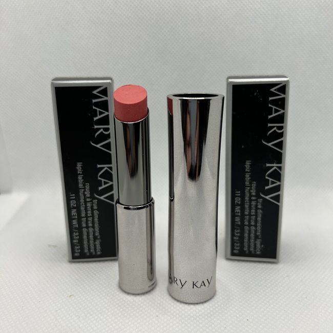 Mary Kay True Dimensions Lipstick Exotic Mango .11oz Full Size  (2pcs)