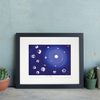 'Ewe-niverse' Mounted Print by Thomas Joseph - Sheep Art