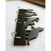 Cat Themed Key Ring Holder, Wooden Cat Key Ring Holder, Pet Décor