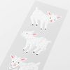 Midori 86639006 Letter Set with Stickers, 12 Sheets, 4 Envelopes, Goat Pattern A