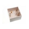 Moulded Pattress Surface Mount Back Box Single 1 Gang 47Mm