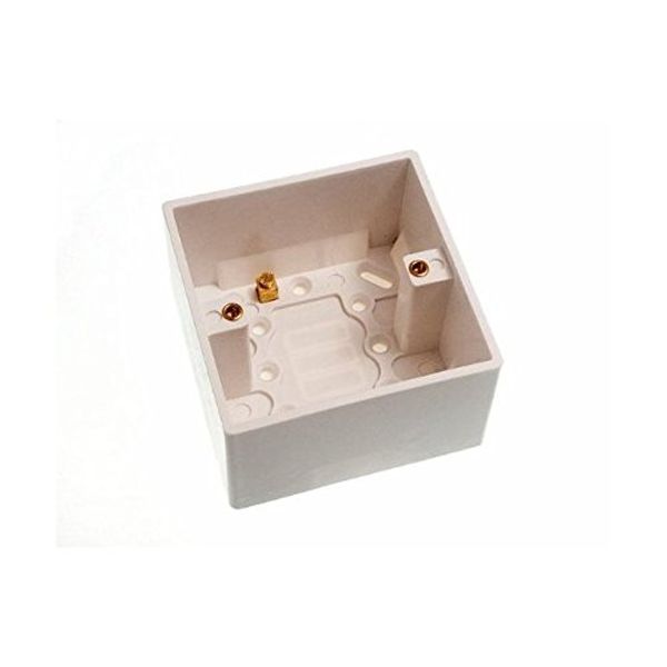 Moulded Pattress Surface Mount Back Box Single 1 Gang 47Mm