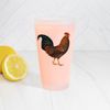 CafePress Rooster Pint Glass, 16 oz. Drinking Glass