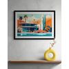 1960s Mid Century Modern Atomic Age Art Print cx2