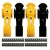 4 Tornado Foosball Men Counter Balanced Roll Pin
