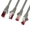 freiwerk Network cable Cat.6 2m gray - 1 x Ethernet cable Lankabel Cat6 Lan network cable Sftp Pimf patch cable 1000 Mbit s