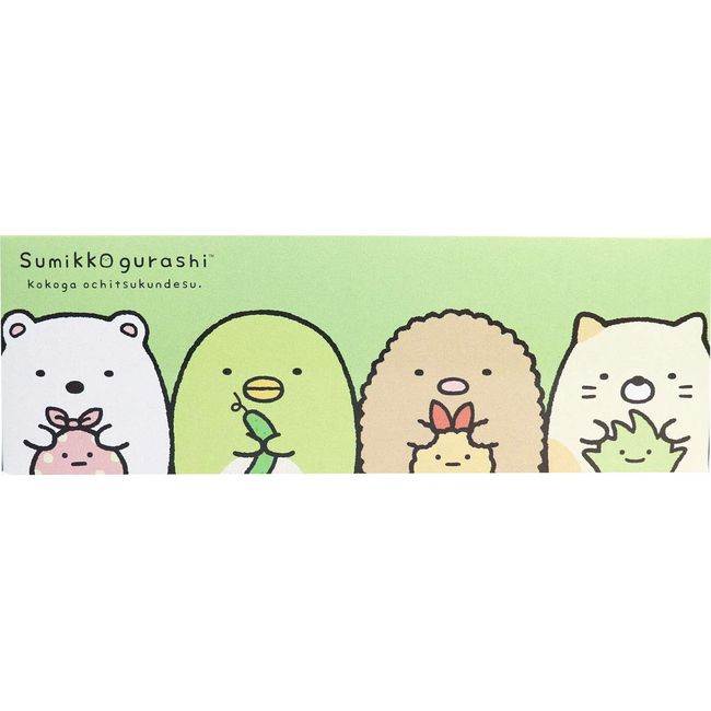 Sumikko Gurashi Soft Green Tissue Box, 300 Sheets (150 Pairs)