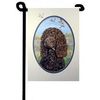 Irish Water Spaniel - Double-sided Garden Flag
